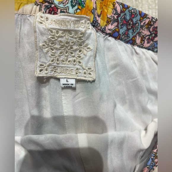 Johnny Was Floral wide leg Pant, Size Large - Picture 9 of 11